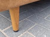 Odinė sofa + pufas"emotions", tikra oda - naudota - nuotraukos Nr. 7