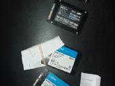 SSD diskai Samsung EVO 120gb ir Crucial Bx500 240