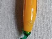 Vintažinis stiklinis bananas Bohemia - nuotraukos Nr. 7