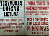 5 plakatai afišos 1940 liaudies seimas - nuotraukos Nr. 2