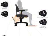 Ergonominė kėdė Vela Salsa 120 (mažai naudota) - nuotraukos Nr. 3