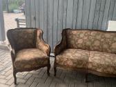 Senovinė sofa ir du foteliukai - nuotraukos Nr. 6
