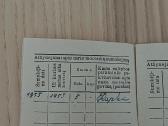 Kolūkiečio savitarpio pagalbos nario knygutė 1955 - nuotraukos Nr. 3