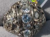 Moteriškas 750 Au Ziedas 1.82ct Jakut Briliantais - nuotraukos Nr. 20
