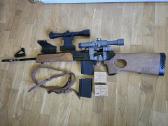 Pusiau automatinis šautuvas Vepr 308. Pilnas komp.