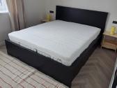 Dvigulė Ikea lova Malm su patalynės dėže