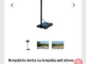 Krepšinio lenta su stovu "And 1" - nuotraukos Nr. 4