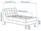 Gulimasis fotelis Landskrona Ikea - nuotraukos Nr. 3