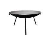 Plieninė juoda 80 cm skersmens laužavietė - nuotraukos Nr. 2