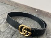 Juodas gucci diržas moterims