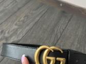 Juodas gucci diržas moterims - nuotraukos Nr. 2
