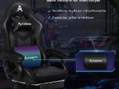 Alfordson žaidimų kėdė su masažu ir Rgb apšvietimu - nuotraukos Nr. 3