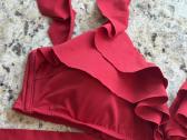 Oysho Ruffle raudonas atskiras bikinis 40/42 dydis - nuotraukos Nr. 4