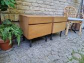 Vintažinės mid century bukmedžio spintelės - nuotraukos Nr. 2