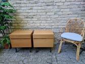 Vintažinės mid century bukmedžio spintelės - nuotraukos Nr. 5