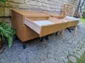 Vintažinės mid century bukmedžio spintelės - nuotraukos Nr. 6