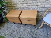 Vintažinės mid century bukmedžio spintelės - nuotraukos Nr. 8