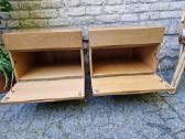Vintažinės mid century bukmedžio spintelės - nuotraukos Nr. 12