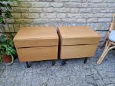 Vintažinės mid century bukmedžio spintelės - nuotraukos Nr. 15