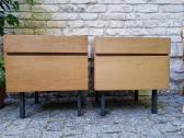 Vintažinės mid century bukmedžio spintelės - nuotraukos Nr. 17