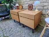Vintažinės mid century bukmedžio spintelės - nuotraukos Nr. 18