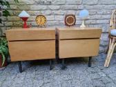 Vintažinės mid century bukmedžio spintelės - nuotraukos Nr. 19