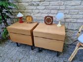 Vintažinės mid century bukmedžio spintelės - nuotraukos Nr. 28