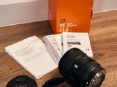 Sony Fe 20mm F1.8 G Fullframe (e-mount) objektyvas - nuotraukos Nr. 2