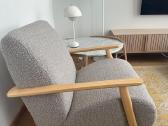 Kave home Meghan fotelis (light grey spalva) - nuotraukos Nr. 3