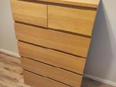 Ikea Malm komoda 6 stalčiai