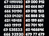 100 vnt gražių numerių ir Akcija! Išpardavimas ! - nuotraukos Nr. 5