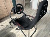 Logitech g29 vairas ir playseat challenge kėdė.