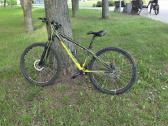 Žaliai juodas MTB dviratis 11+ vaikui