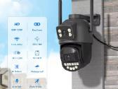 WiFi 8mp dviejų ekranų vaizdo stebėjimo kamera