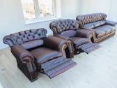 Natūralios odos sofa su miegojimo funkcija - nuotraukos Nr. 9