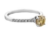 Sužadetuvių žiedas su briliantu - nuotraukos Nr. 16