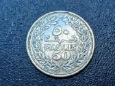 50 piastrų 1952m. Libija sidabras