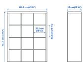 Ikea Kallax 4x3 - nuotraukos Nr. 2