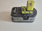 Ryobi 5ah akumuliatorius Nesikrauna