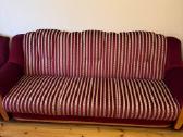 Pilnas komplektas: sofa, du foteliai ir pufas. Lab - nuotraukos Nr. 4