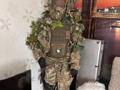 Airsofto drabuziu pilna komplektacija