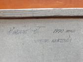 Paveikslas, aliejus, kartonas, 33cm/37cm, 1990 m - nuotraukos Nr. 4