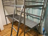 Metalinė Ikea lova Svarta - nuotraukos Nr. 2