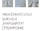 Minkštinto lino suknelė “margarita iš Varlinukas - nuotraukos Nr. 6