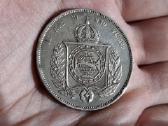 Brazilija 2000 reis 1863 sidabras - nuotraukos Nr. 2