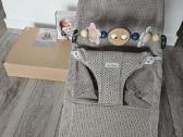 Babybjörn gultukas Bliss Mesh,grey/beige su žaislu