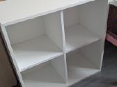 Ikea Eket spintelė su 4 skyriais (balta)