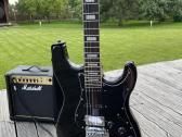 Elektrinė gitara stagg su marshall garso kubu - nuotraukos Nr. 2