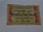 500 Karaliauciaus markiu 1922 m.