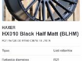 Haxerhx010 Black Half Matt (Blhm) - nuotraukos Nr. 2